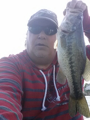 Dave first bass of the year Lake Berryessa 2013